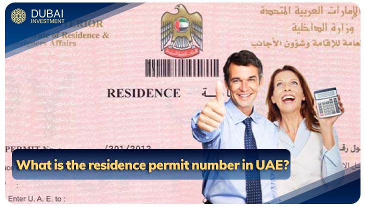 What is the residence permit number in the UAE?