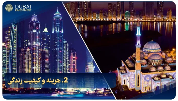 هزینه و کیفیت زندگی در دبی و ترکیه