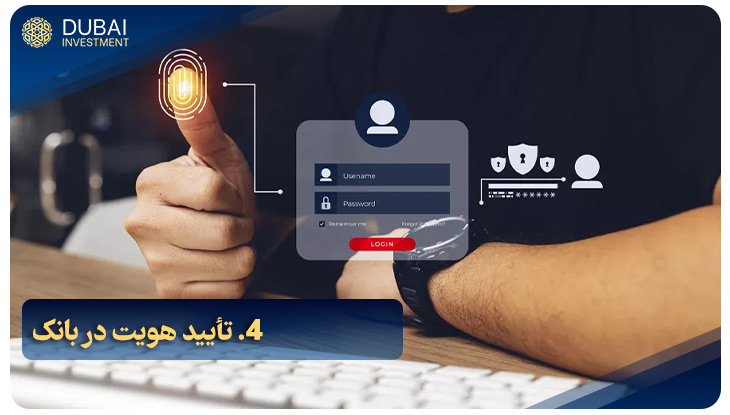 4. تأیید هویت در بانک